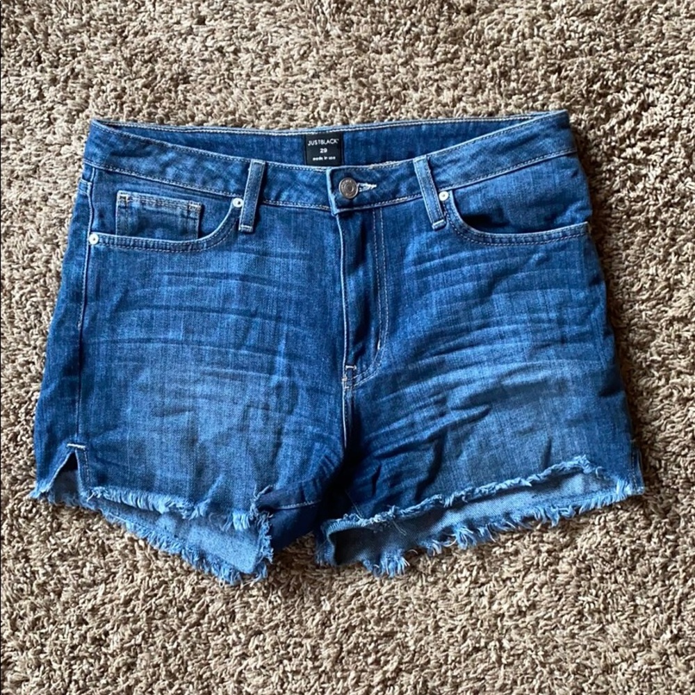 JUST BLACK denim shorts